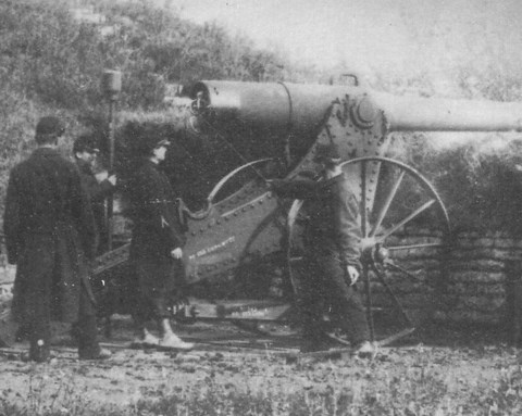 Canons de 155mm De Bange Modèle 1877